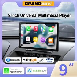 Evrensel 9 Inç Araba Radyo Multimedya Video Oynatıcı Kablosuz CarPlay Android Otomatik VW Nissan Toyota Araba Ses Dokunmatik Ekran