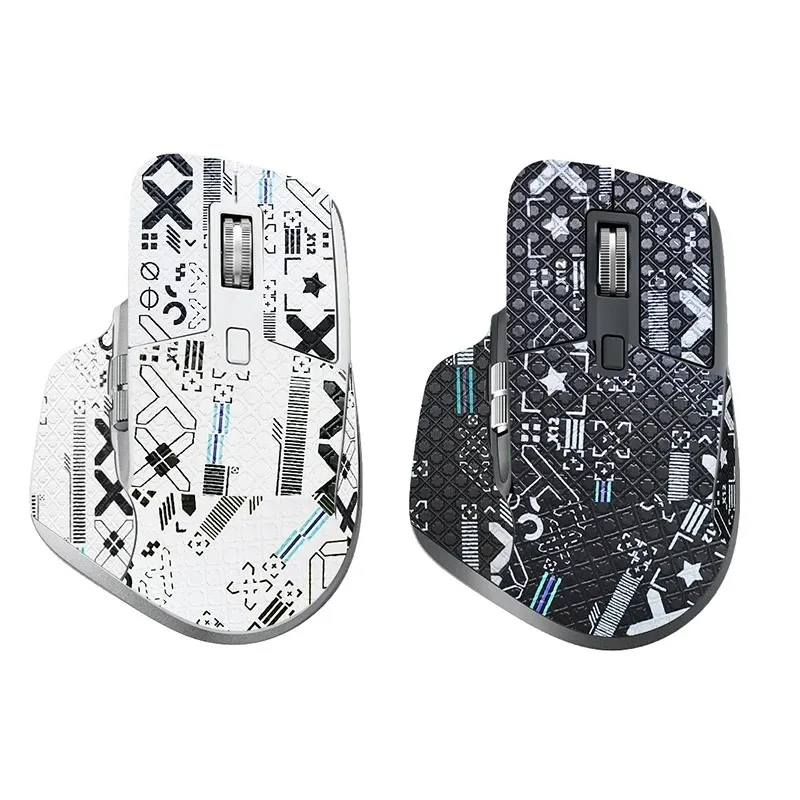 Imagen 3: Juego completo de pegatinas laterales para patines de ratón, grifo antideslizante para juego Logistic MX Master 3 3S, DIY