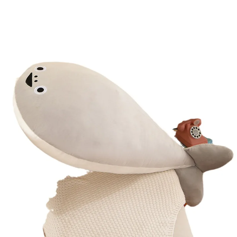 Kawaii Plush Toy Sakaban Fish Stuffed Doll Cute Sleeping Pillow for Kids Birthday Gift for Girls and Boys