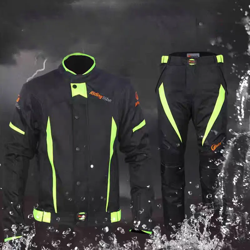 Windproof and Warm Off-road Motorcycle Racing Suit Waterproof Protective Breathable Stylish Conjunto Motocross Riding Gear Set
