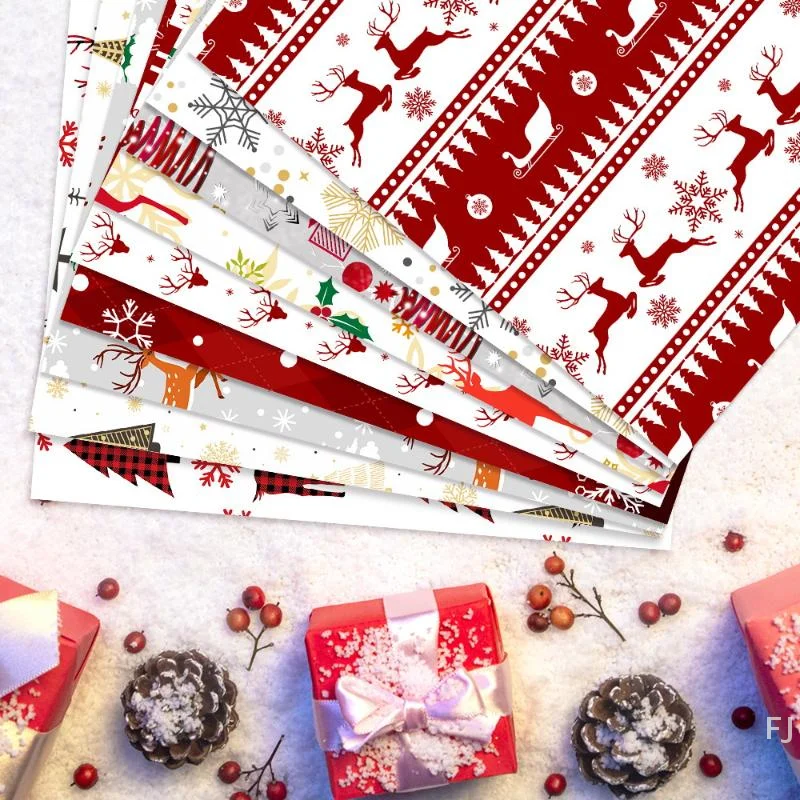 

[YU] 1 лист 19,68x27,56 дюймов, упаковочная бумага для рождественских подарков, может быть упаковочная бумага «сделай сам», подходит для праздника, Рождества