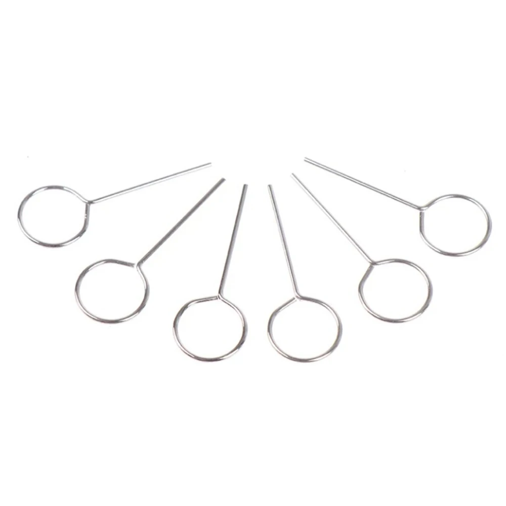 10pcs/pack Mobile Phone Phone Key Tool Pin Ejecting Card Needle Sim Card Tray Ejector Removal Card Pin Eject Pin