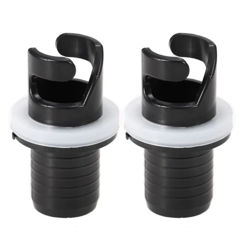 

2Pcs Inflatable Boat Kayak Adapter Inflation Foot Pump Hose Adapter Connector Bilge pump Transducer mount