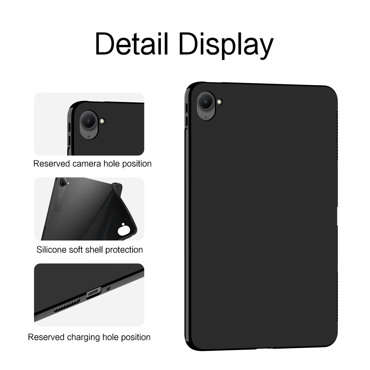 HUWEI حافظة ناعمة لهاتف Xiaomi Redmi K Pad 8.8 بوصة 2025 غطاء من السيليكون TPU لهاتف Redmi K Pad Red Mi K Pad 8.8 بوصة حافظة خلفية للكمبيوتر اللوحي