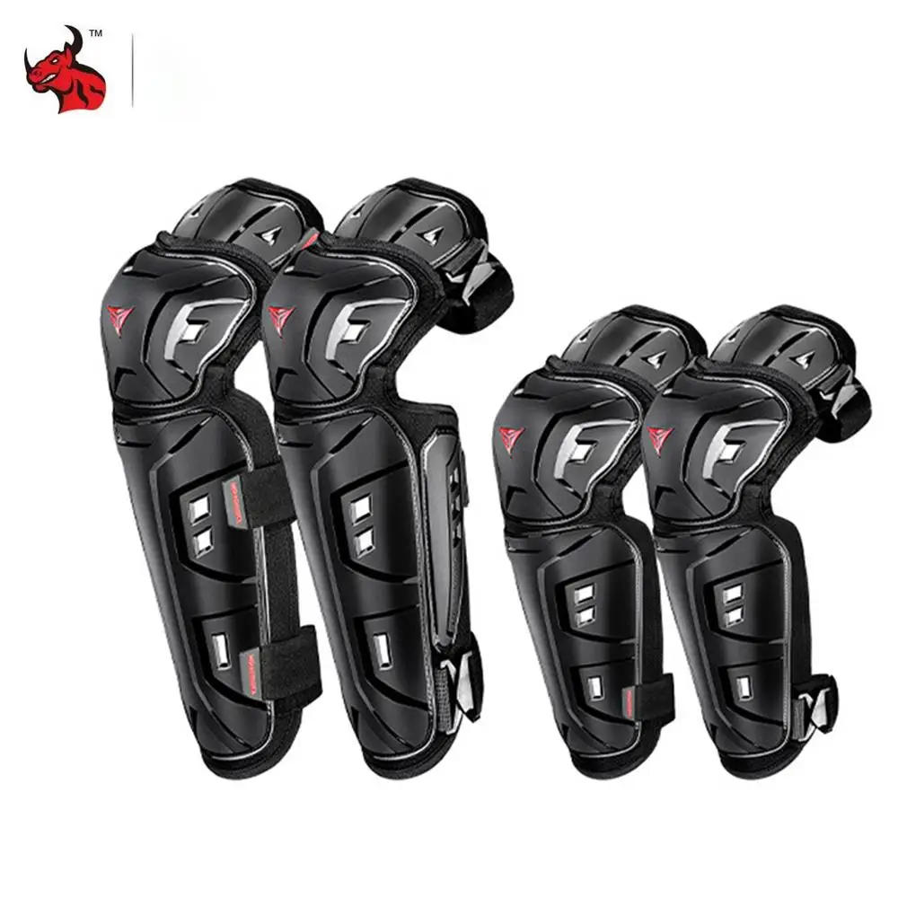 

Motorcycle Riding Knee Pads Equipment Quick Release Buckle Long Knee Pads Outdoor Moto Knee And Elbow Pads CE Anti Fall Equip