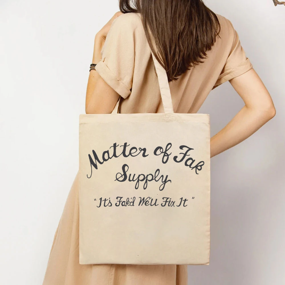 Matter of Fak Tote Bags The Bear Yes Chef Women's Handbags Matty Matheson Jeremy Allen Womens Bags Vintage Chicago Women Handbag