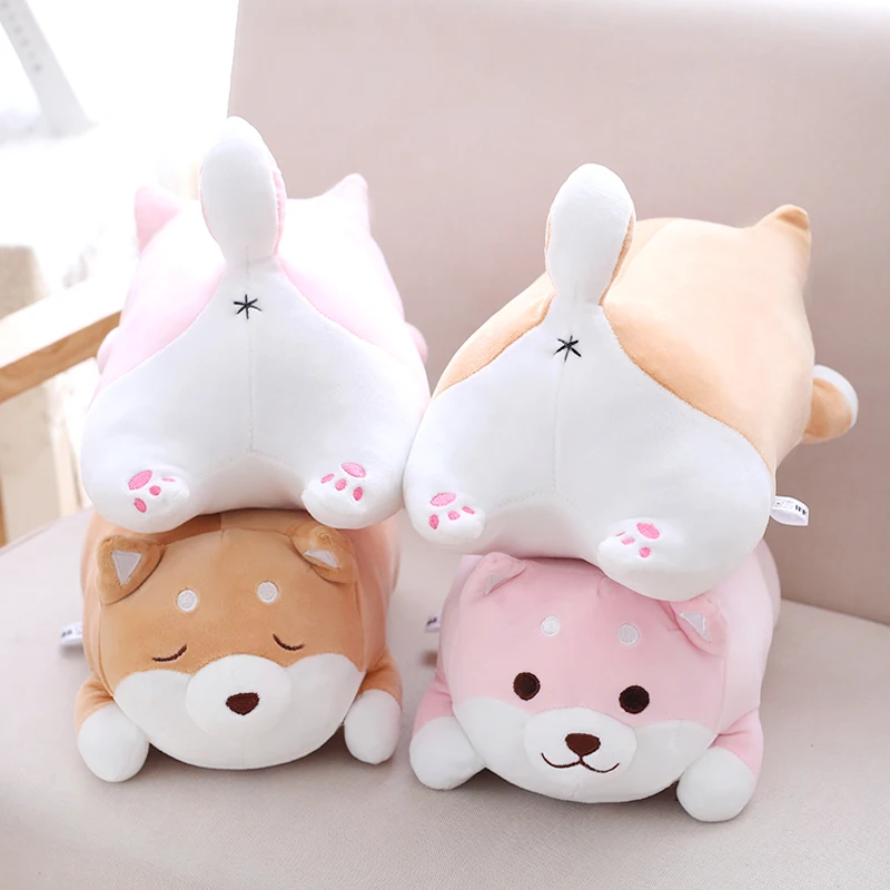 Weiche Akita Hund niedlich Shiba Inu Hund Plüsch tier gefüllt Kawaii Tier Cartoon Kissen schönes Geschenk für Kinder Baby Kinder gute Qualität