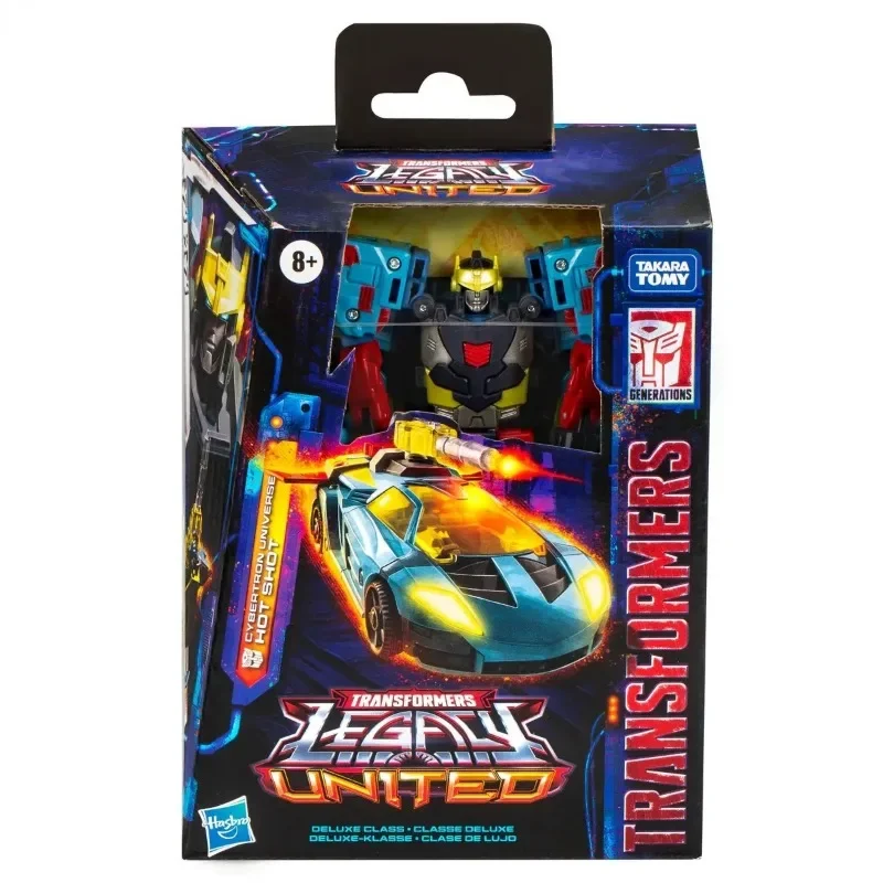 Takara Tomy-Transformadores de Cybertron, Figura De Ação, Presente De Brinquedo, Hot Shot, Legado, Unidos, Cybertron, Universo Misterioso, Modelo Genuíno, Em Stock