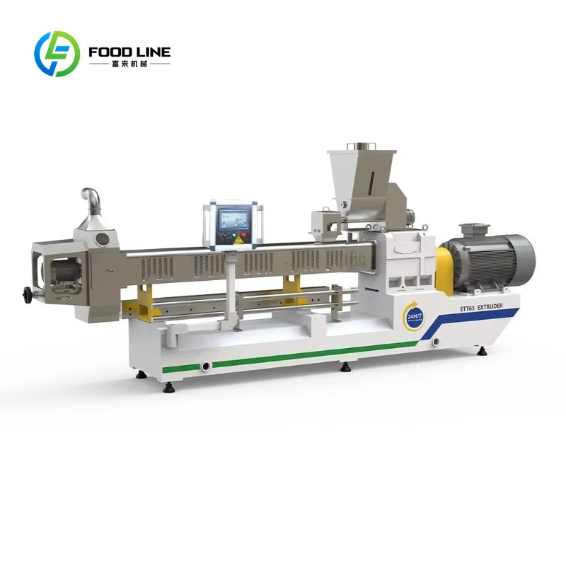 Customized High Moisture Plant-Based Meat Analogues Processing Line Twin Screw Extruder Food for Meat Processing