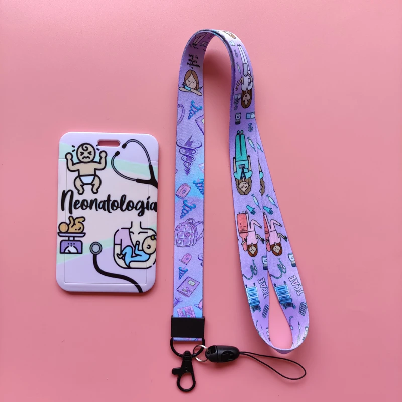 Krankenschwester Arzt Lanyard Ausweishalter Lanyard Mädchen Ausweishalter Umhängebänder Frauen Ausweishalter Schlüsselanhänger Zubehör – Detail 13