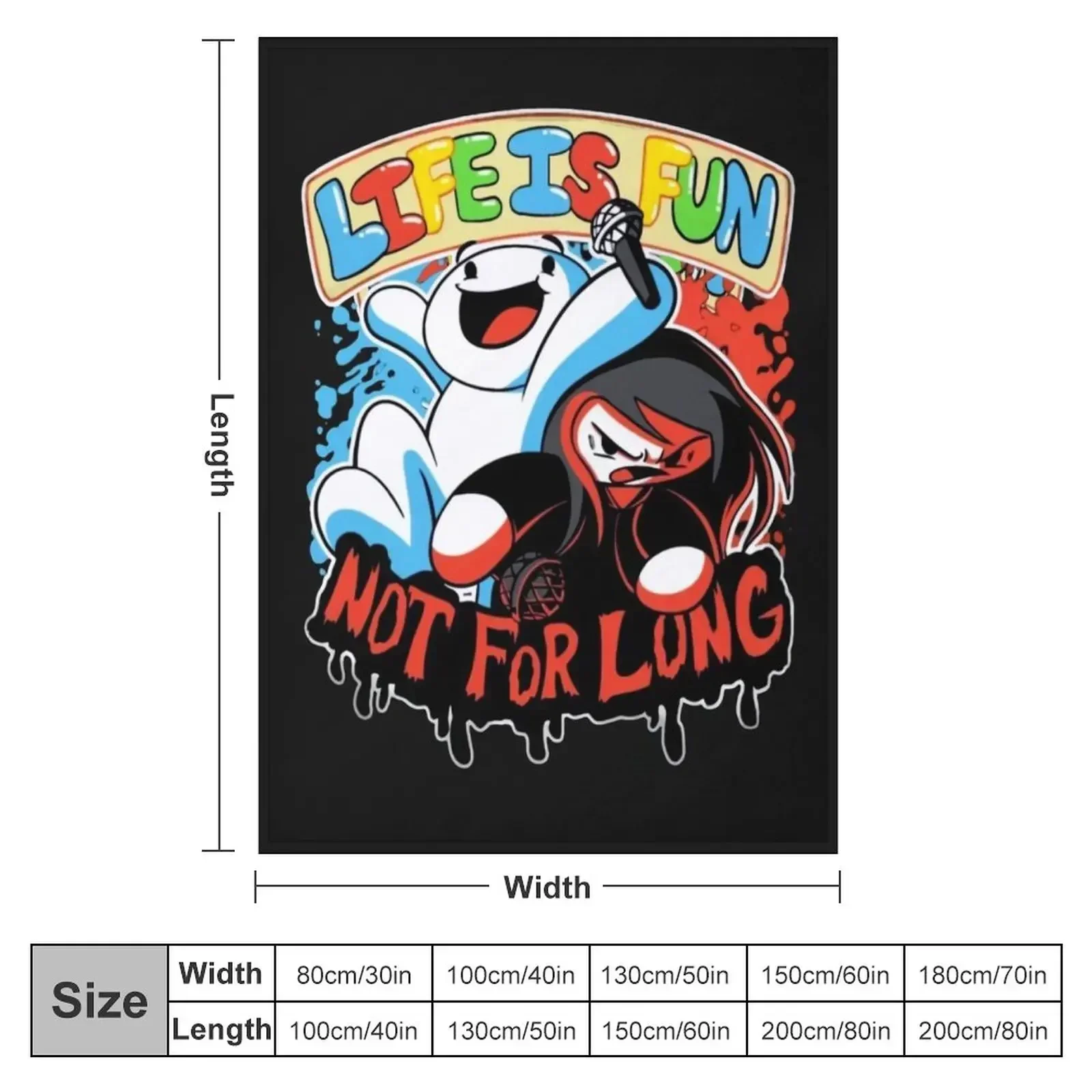The1soutodd Merch The 1s Out Odd Life is Fun Not for Throw Blanket couch cozy soft plush fuzzy picnic outdoor blanket