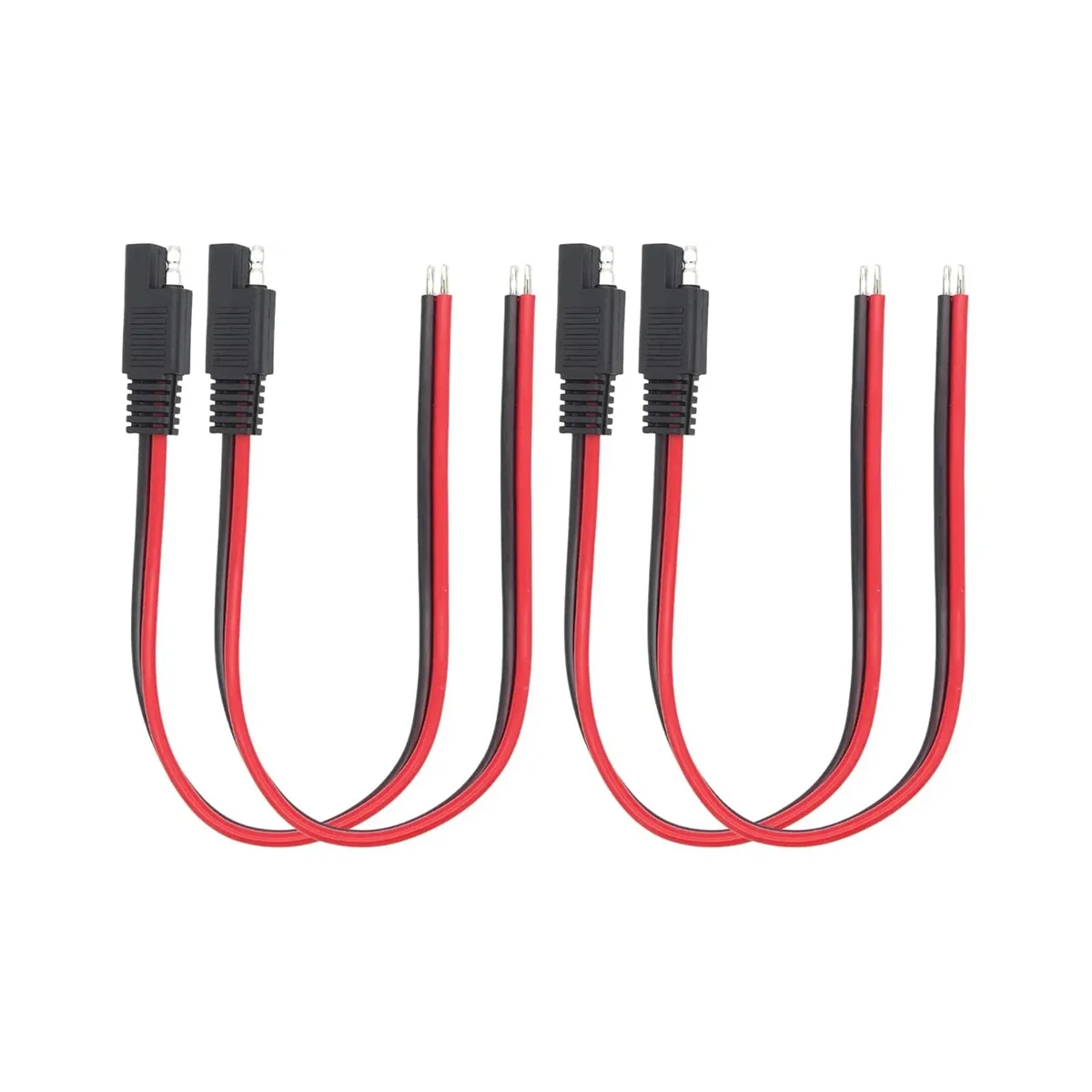 Extension Cable 4 PCS 14AWG 1Feet Single Plug Quick Disconnect Connector Cable Wire Harness