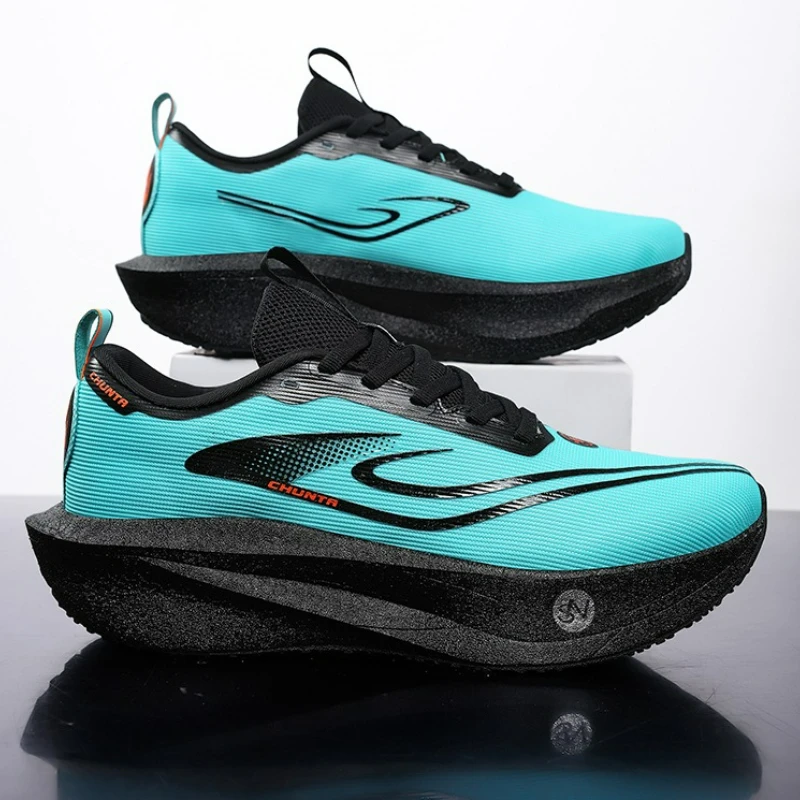 

Running Shoes Men Carbon Plate Speciality Marathon Sports Breathable Lightweight Women's Comfortable Chunta Leisure Sneakers