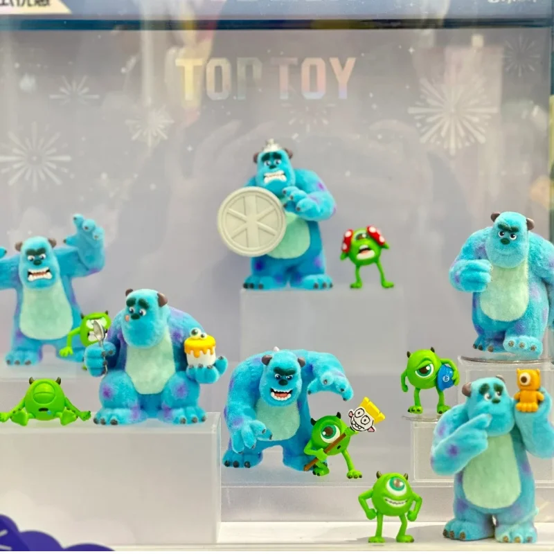 Authentic Disney Pixar Monsters Inc. Working Diary Series Surprise Blind Box Big Eye Monster Desktop Ornament Gift For Girls