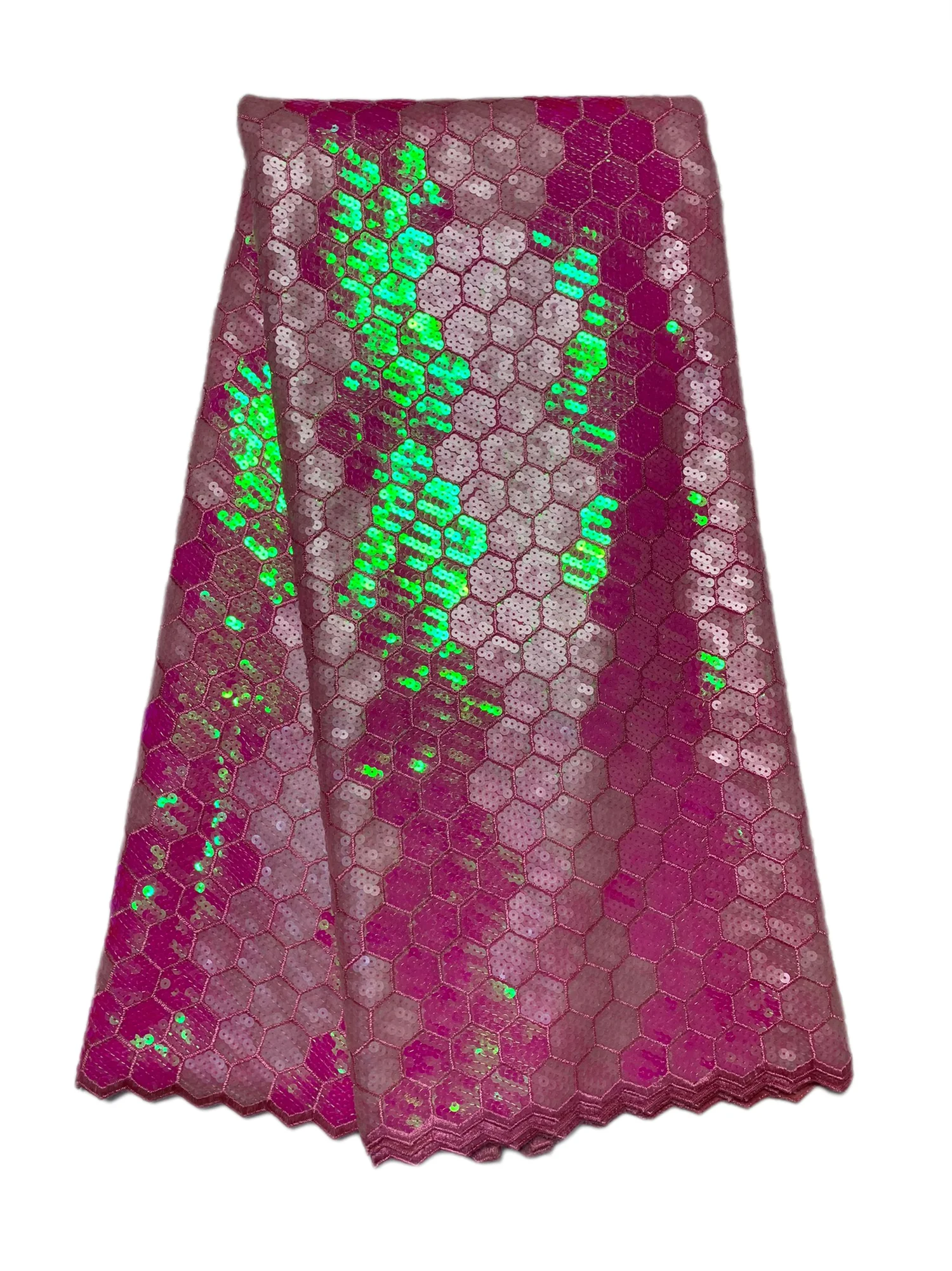 

Top Selling African Bicolor Lace Fabric 2025 High Quality French Luxury Wedding Lace For Woman Nigerian Sequins Tulle Lace Sew