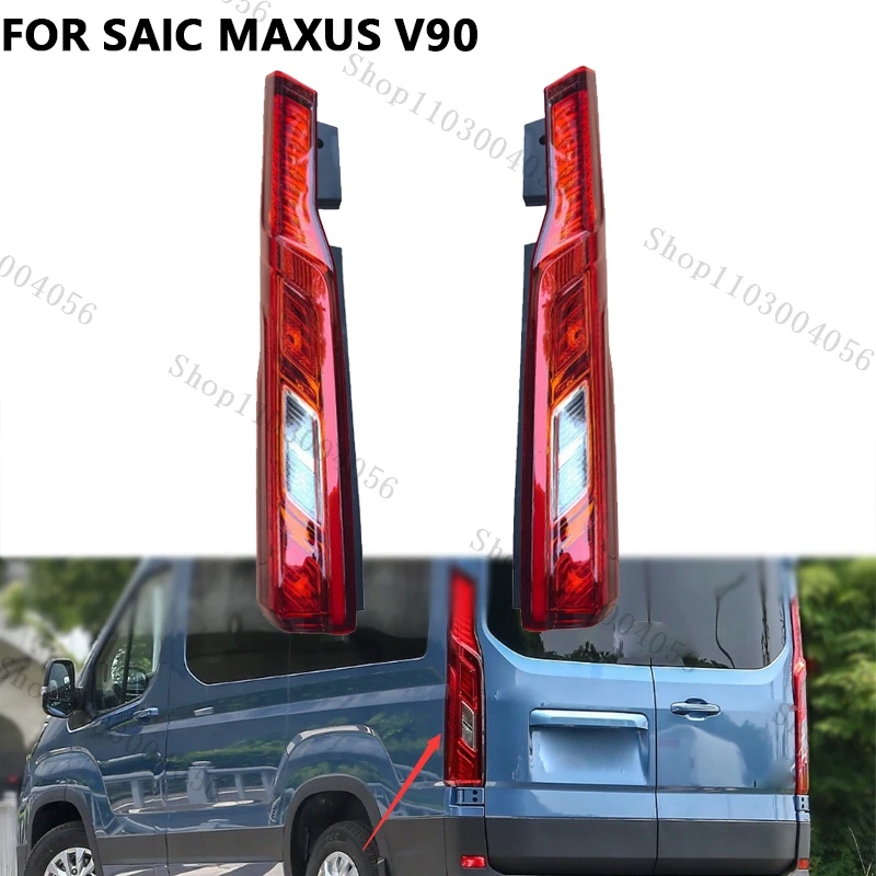 Auto Accessories Taillight For SAIC Maxus V90 Car Rear Back Door Tailgate Lamp Light Brake Warning Light Taillight Assembly