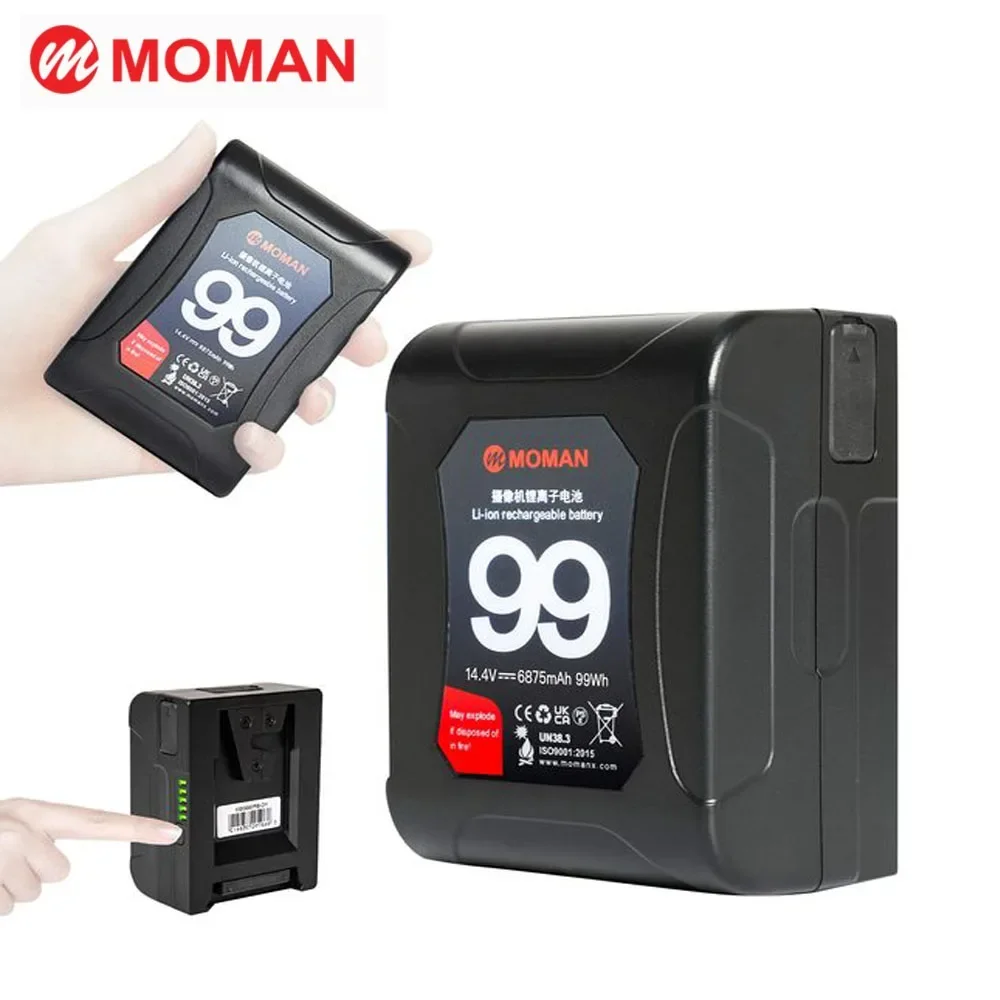 

Moman V 99 Power Mount Battery Camera Battery Dtap for Video Light Camera Monitor Studio Photography Accessories COLBOR CL60