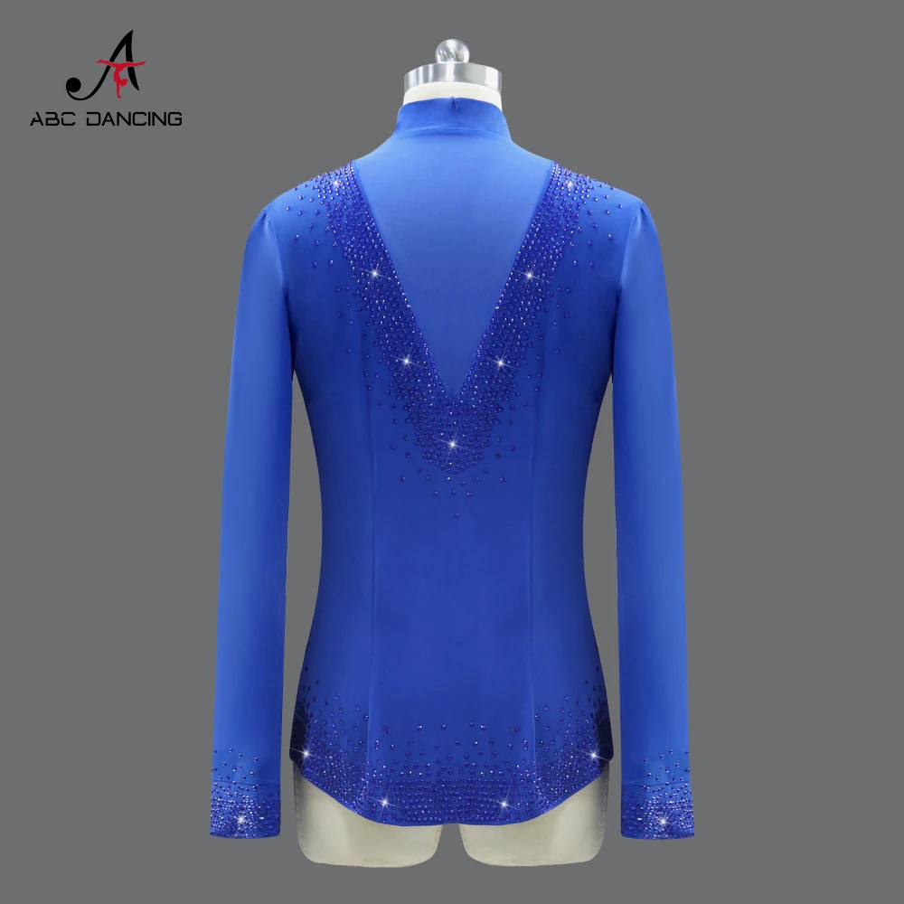 Costume de concours de danse latine pour hommes, vêtements de fête, Costume Sexy pour enfants américains, jupe de danse, bal de promo, carnaval, hauts pour adultes, pratique, 2025