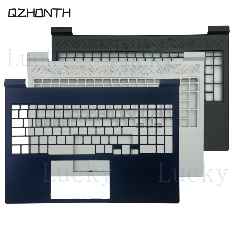f  New For HP Victus 16-R 16-S TPN-C169 Palmrest Upper Case White/Gray/Blue 16