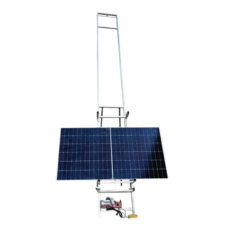 

[Hot Sale] Steel Vertical Ladder Photovoltaic Panel Lift For Loading Solar Panels And Glass Doors And Windows