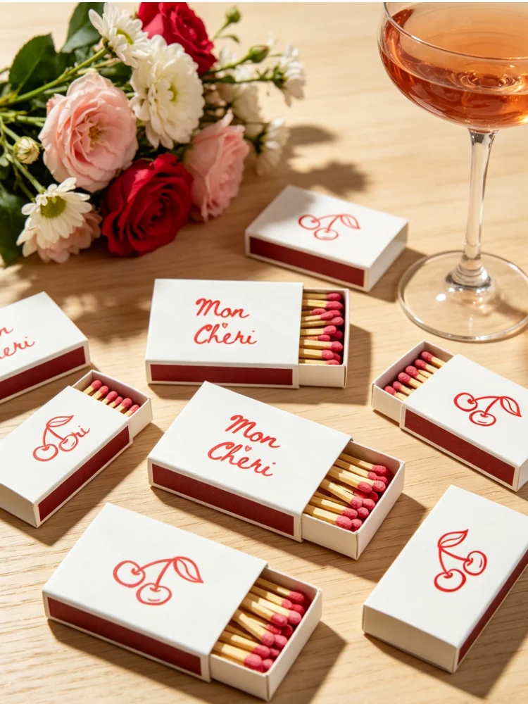 

Mon Cheri A Tini Bit Older Martini Matchbox Canva Template, Personalized Printable Custom Matchbook, The Perfect Match DIY Favor