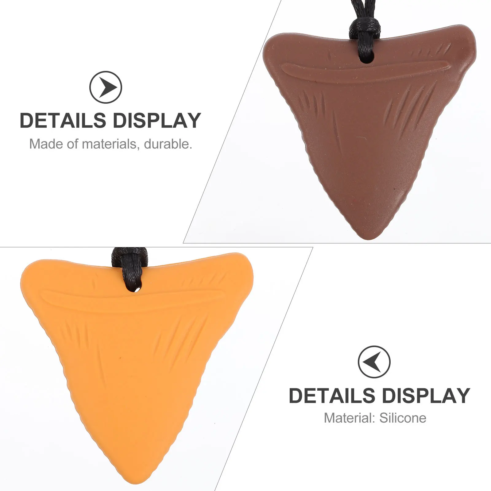 

3 шт., силиконовый прорезыватель в форме зуба акулы, безопасный мягкий жевательный кулон для младенцев, молярное облегчение боли, детское жевательное средство, образовательное