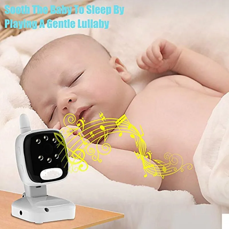 3.5 "Lcd-Scherm Digitale Video Babyfoon 2 Way Talk Beveiliging Draadloze Baby Camera Nachtzicht Elektronische Babysitter