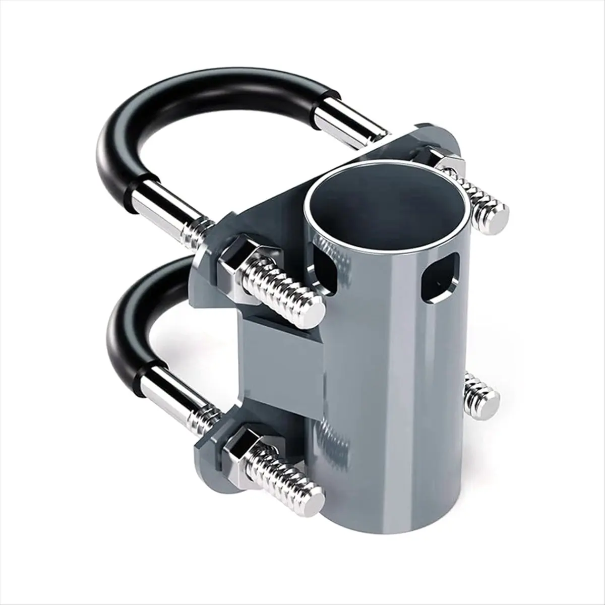 A58Z Universal Mount U-Bracket for V2 Dish Roof Mast to Pole to Pipe Bracket Adapter