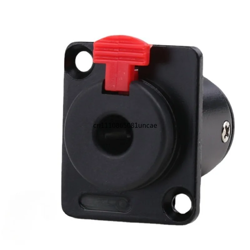 For JS‑605Z‑B 6.35mm TRS Stereo Audio Jack PCB Straight Soldering Socket 1/4 Inch 6.5mm Dual‑Channel Audio Connector