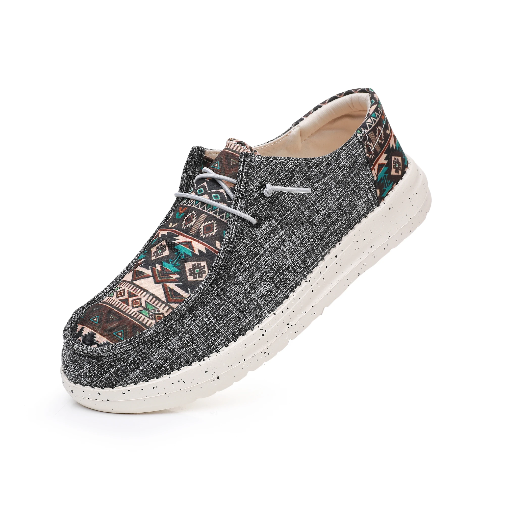 Handmade Woven Shoes Men's Canvas Sneakers Men Fashion Casual Shoes Man Designer Anti Slip Autumn New Mens Footwear Ethnic Style view 4