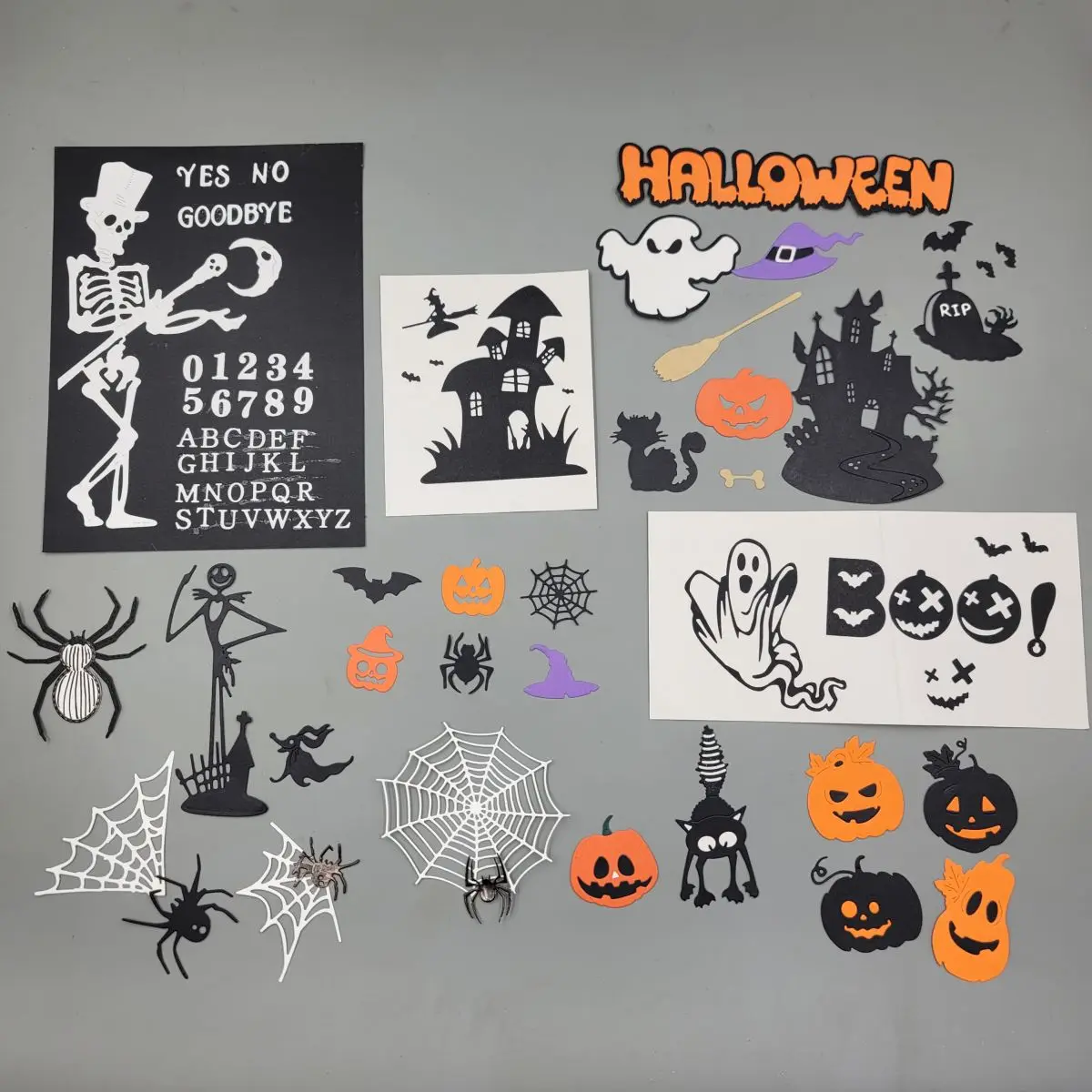 Różne metalowe matryce na Halloween do wycinania tworzenie kartek rękodzieła ręcznie robionego w kształcie ducha do scrapbookingu 2024 nowość