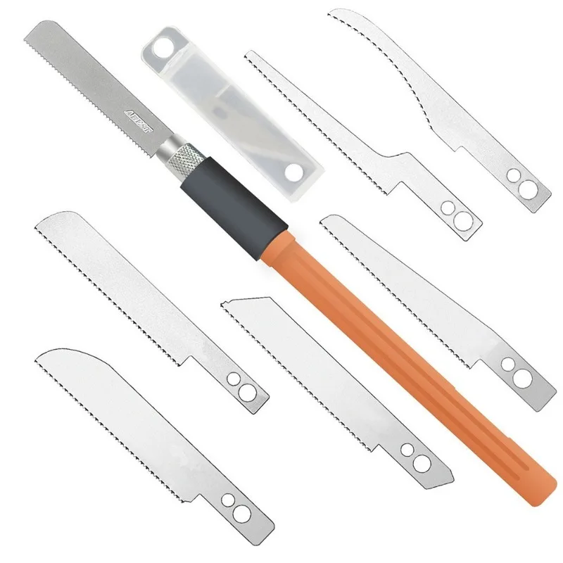 Mini Testere Bıçağı Hobi Hassas DIY Minyatür El Testeresi Model El Sanatları Aletleri 8 Bıçaklı