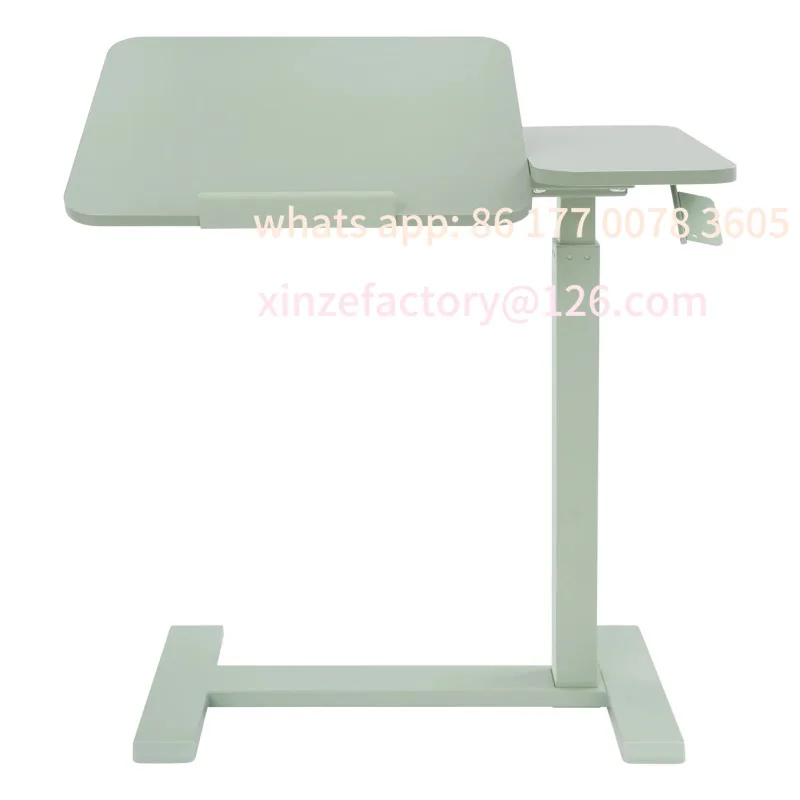 

Customizable Portable Laptop Table Adjustable Rolling Standing Desk with Hidden Wheels Height Adjustable 66-104cm for Office