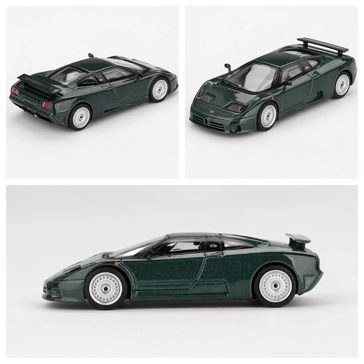 Mini GT #968 EB110 GT Verde Scuro Green Diecast Model Car Alloy