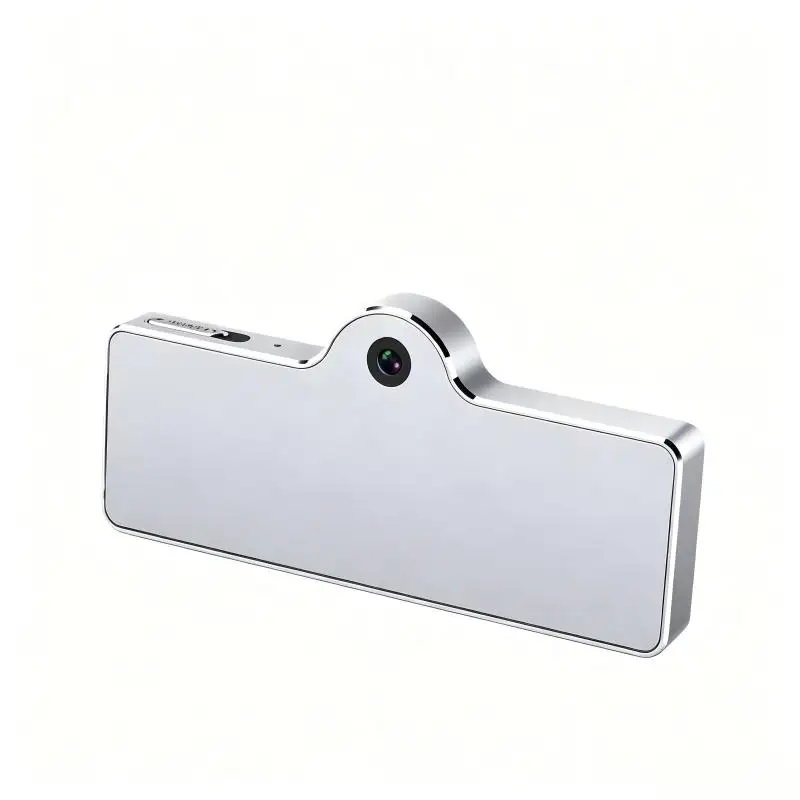 1080P HD Mini Badge Camera, Wearable Name Tag Video Audio Recorder Body Worn Camera with Custom Logo for Hotel Staff