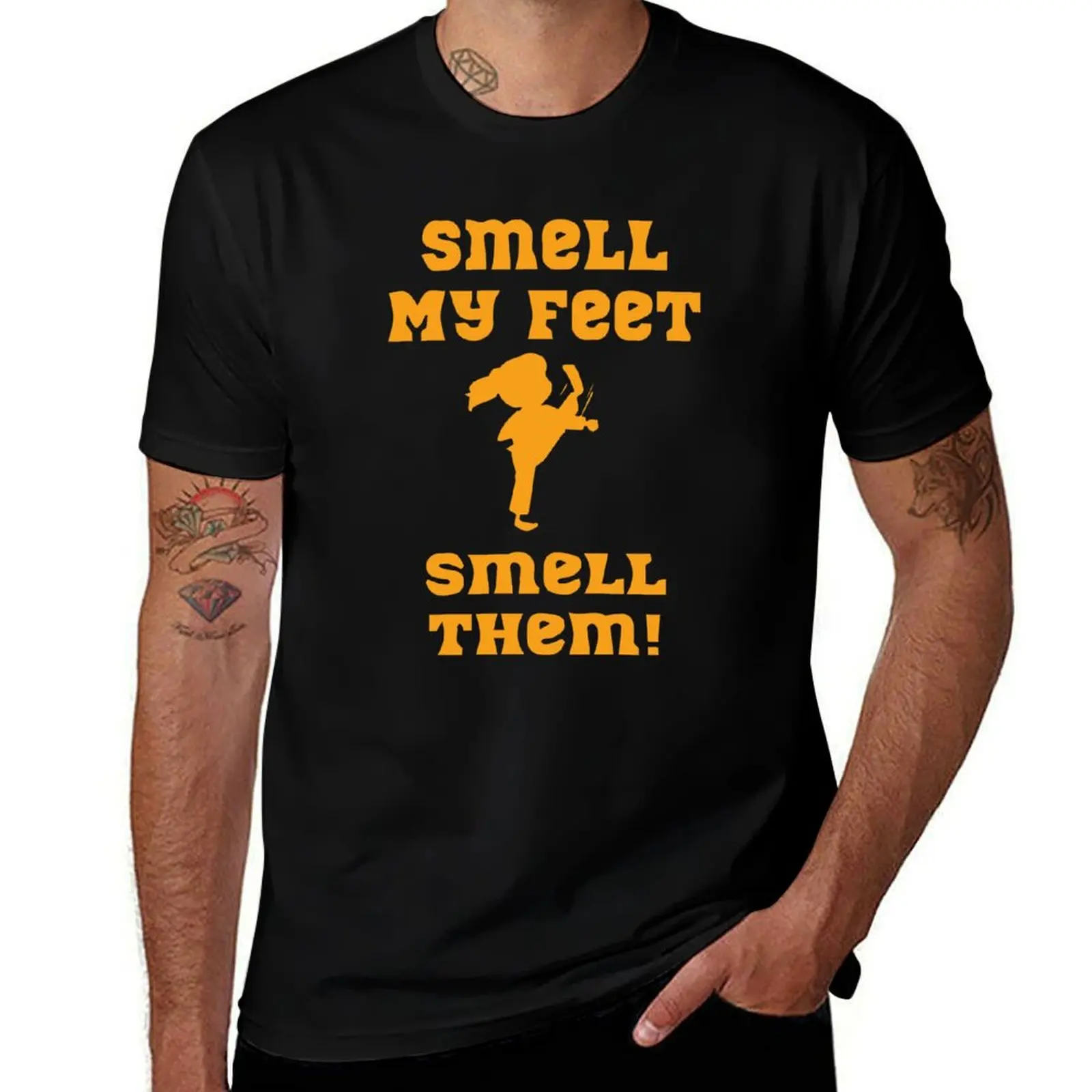 Smell My feet T-Shirt Casual Trendy Streetwear Tee Shirt T-Shirt