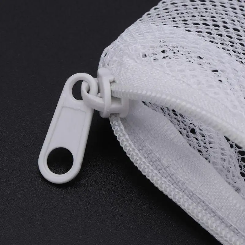 L9BE 5 Pcs/Set Aquarium Filter Bag Fish Tank Mesh Bag Zipper Net Pond For Bio Ball Active Carbon Isolation Storage 5 Sizes