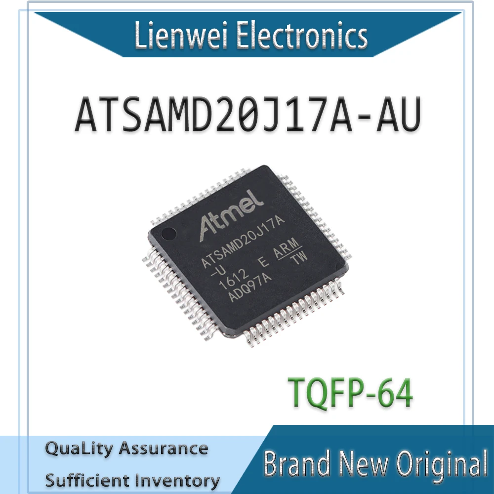

100% New ATSAMD20J17A ATSAMD20J17A-AU ATSAMD20J17A-U IC MCU Chipset TQFP-64