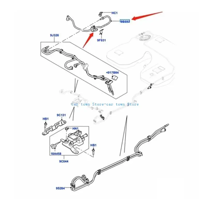 

RXJE LR010749 AJ811695 AJ814246 Canister Purge Replacement Auto Repair Part for Sport LR4 Easy Installation