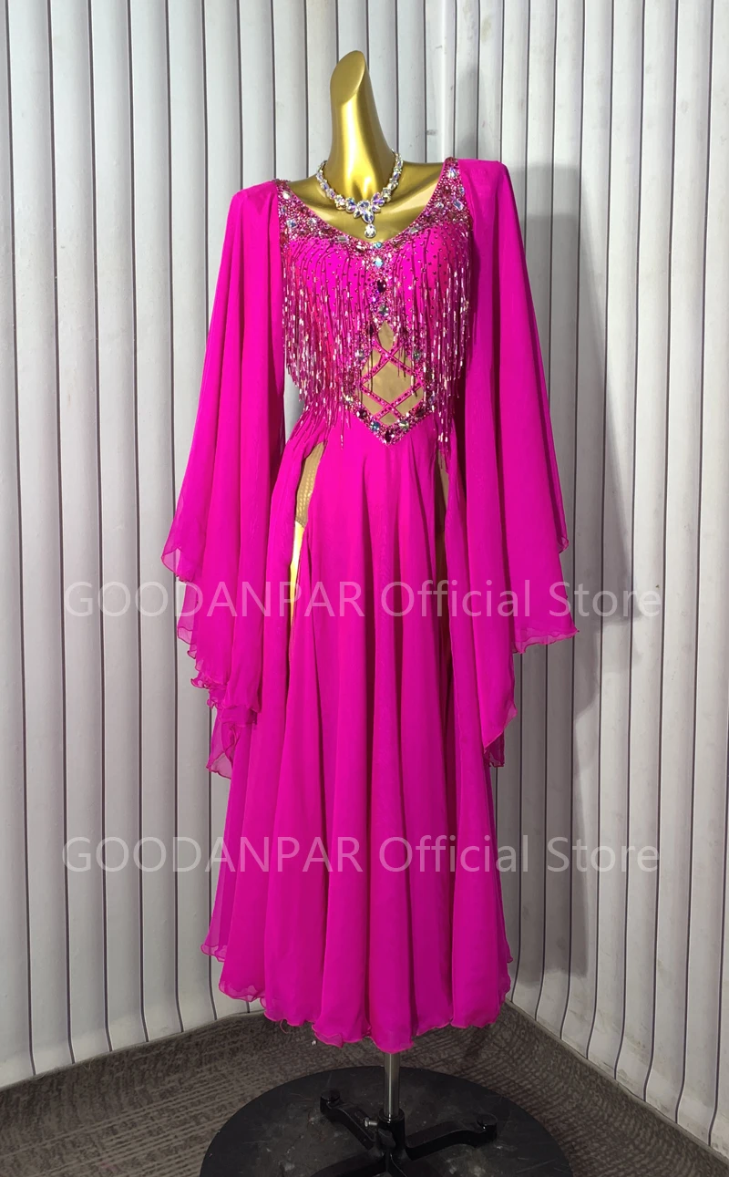 American smooth Ballroom Dance Competition Dresses Dance Costumes Waltz Dress For Dancing Clothes Dance Wear Dress