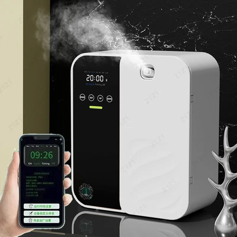 Home Hotel Bar Automatic Aromatherapy Machine, Intelligent Timed Bluetooth Remote Control Wall Mounted Aromatherapy Machine