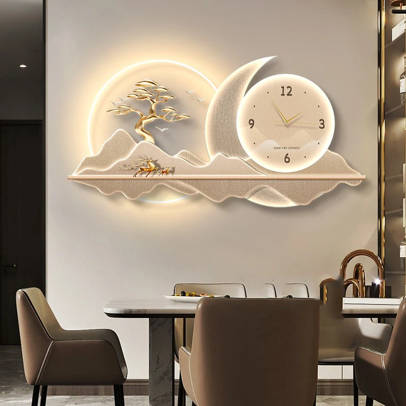

Aesthetic Alarm Wall Watch Modern Aesthetic Xenomorph Design Simple Cute Wall Watch Luminous Modern Horloge Home Decoration