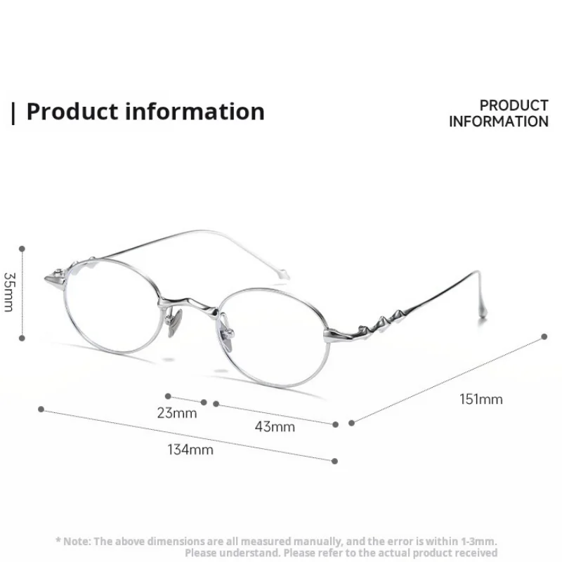 الكورية gm النظارات شبه التيتانيوم الرجعية إطارات النظارات البصرية للرجال النساء إطارات النظارات الصغيرة وصفة طبية النظارات 20899