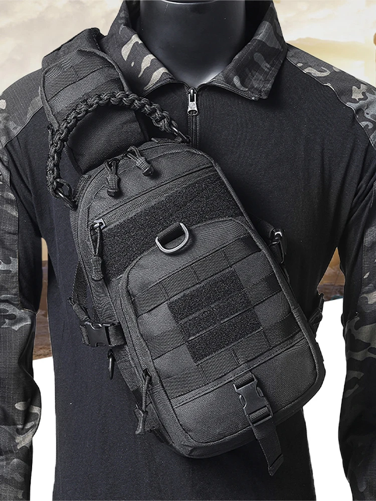 AliExpress NONE Camping Chest Bag Tactical Backpack for Men Sports Shoulder Outdoor Hiking Climbing Cycling Fishing MOLLE Sling EDC Fanny Pack