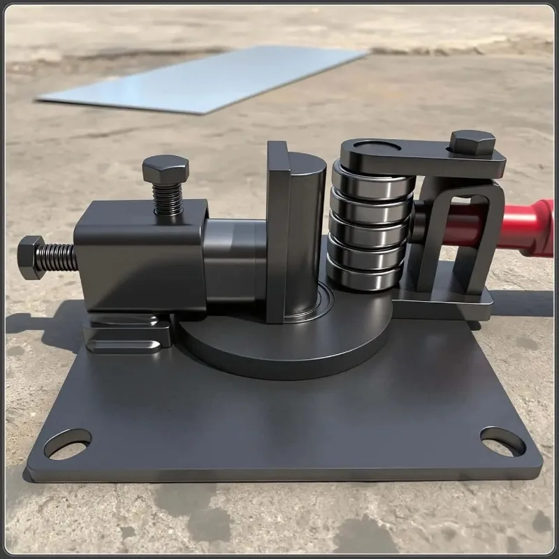 Manual Flat Iron Bending Machine Suitable for 3x60mm Iron Sheet Metal Aluminum Iron Bending Device Press Brake
