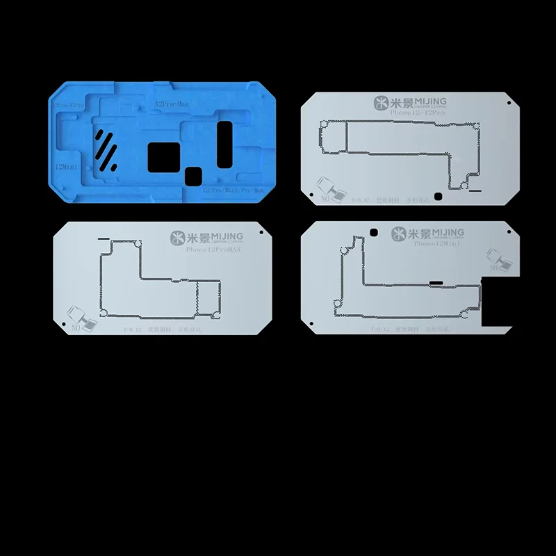 MiJing Z20 Pro Magnetic Stencil Fixture For iPhone X-15 PRO MAX Motherboard Middle Layer Reballing Soldering Platform Tools
