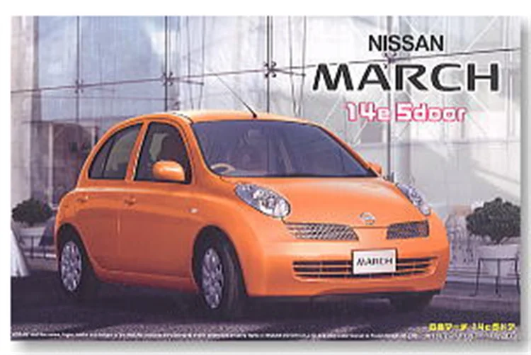 

Fujimi 04658 Static Assembled Car Model 1/24 Scale For NISSAN New March 14e car model kit