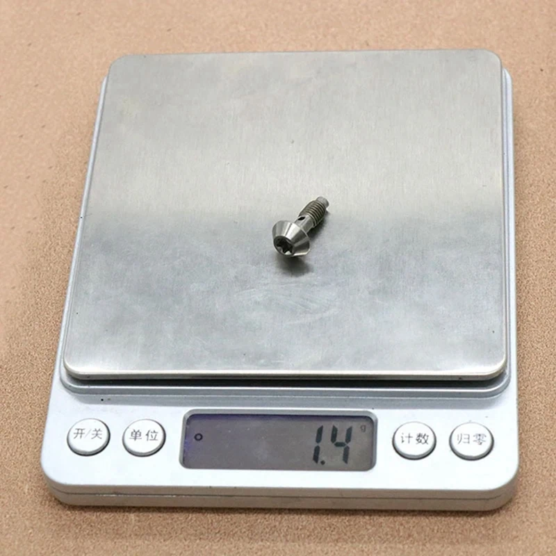 2 قطعة سبائك التيتانيوم دراجة خمسة أسلاك الجسم المسمار النفط الفرامل استبدال الملحقات ل Magura الألوان المبهرة