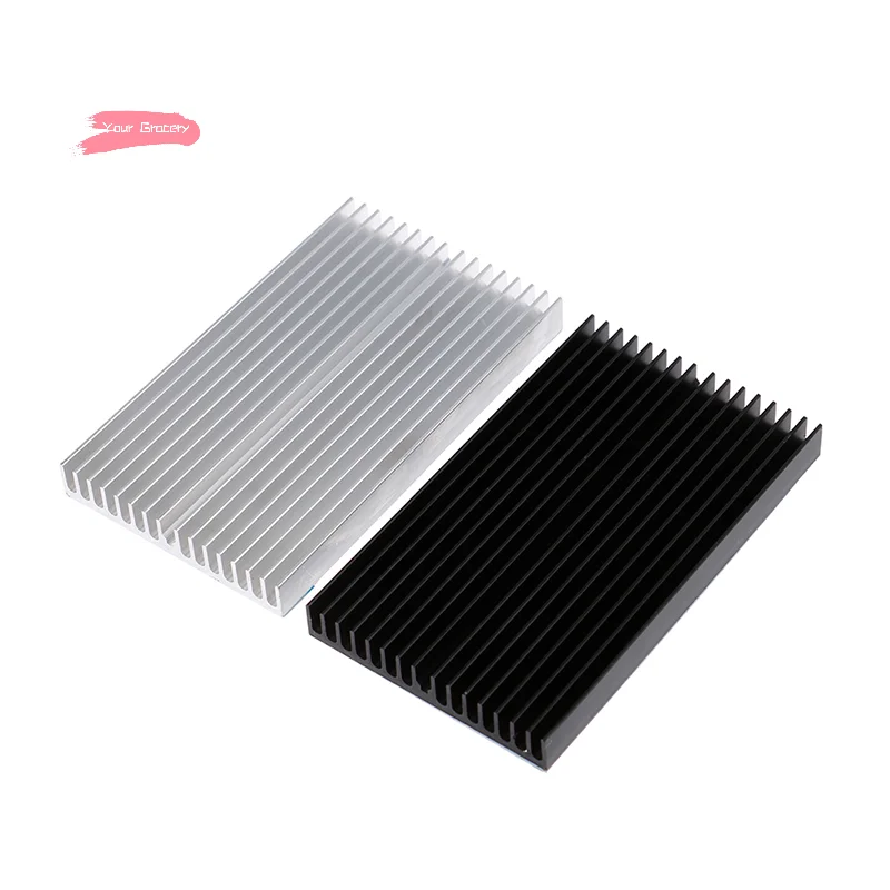 Y-1Pc 100MM Aluminum Alloy Heatsink Cooling Pad LED IC Chip Cooler Radiator Heat Sink