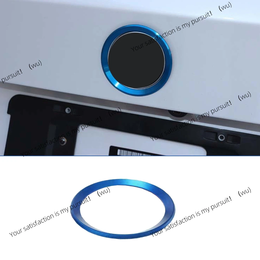 Creative Chrome Aluminum Car Front Rear Logo Surrounding Ring Stylish for BMW 82mm 74mm Emblem Hood Car Decoration Accessories